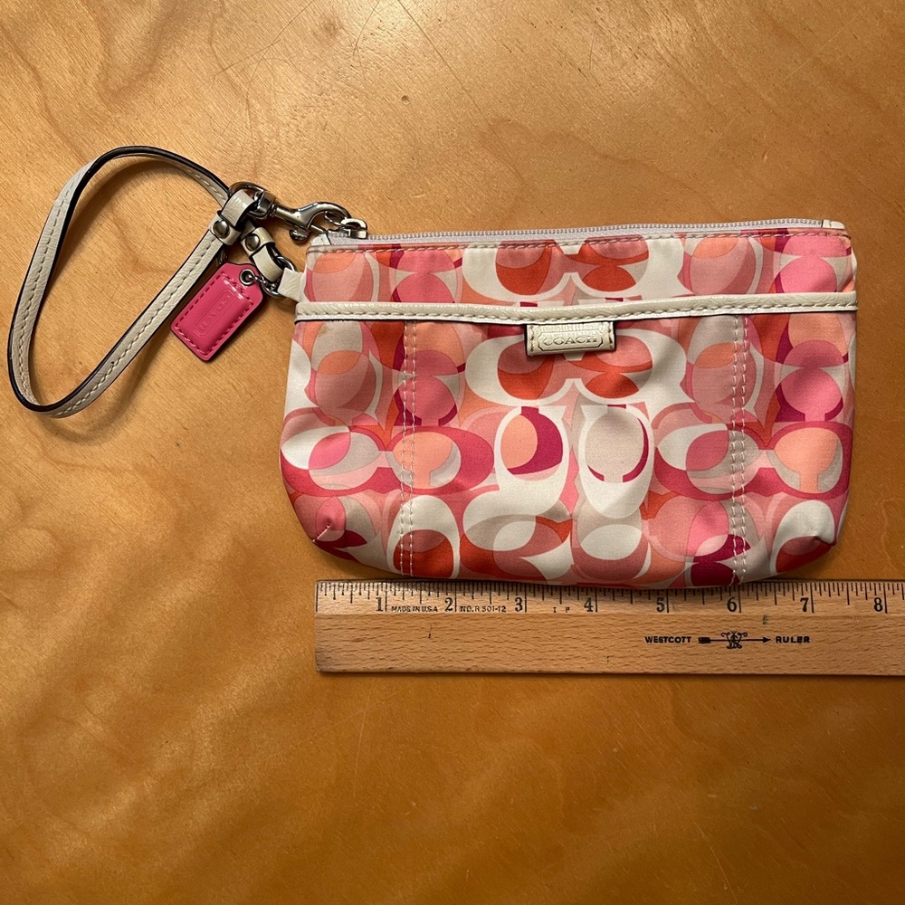 Coach Wristlet 7” x 4”